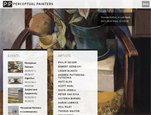 Tablet Screenshot of perceptualpainters.com